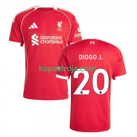 Billiga Fotbollströjor Liverpool Diogo Jota 20 Hemma tröja 2025/26 Kortärmad